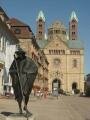 Mariendom (Cathedral of St. Mary and St. Steven or Kaiserdom zu Speyer) , Speyer, Almanya, Avrupa