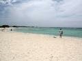 White sand and clear water, Baby Beach, Aruba, America