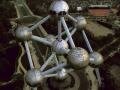 Atomium monument seen high!, บรัสเซลส, เบลเยี่ยม, ยุโรป