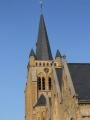 Spire of St. Peter's (Sint Pieterskerk) church, De Panne, เบลเยี่ยม, ยุโรป