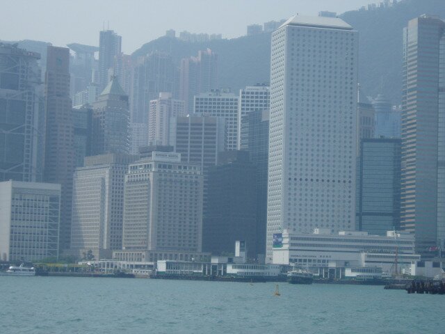Photo 162: Le centre de Hong Kong en arrivant en Star Ferry