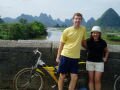 Cross in VTT in the surroundings of Yangshuo, Yangshuo, Trung Quốc, Châu Á