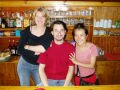 Manu & Lotta, owners (of Norman) of the French Coffee and their Chinese accomplice , Côn Minh, Trung Quốc, Châu Á