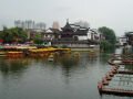 The river Qinhuaï Hé in the centre town , נאנג'ינג, סין, אסיה