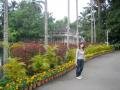 View on Dai Villa in the flowers garden and tropical plants, Jinghong, Trung Quốc, Châu Á