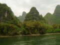 On the Li river (Lijiang) with the sight on wonderful mountains, Li jiang-Guilin cruising river, סין, אסיה