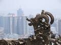 Chinese antiques and modern city, Lanzhou, סין, אסיה