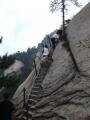 Staircase carved in the rock, Hua Shan (Mount Hua), الصين, آسيا