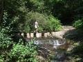 Cross the river, Guan Men Shan, الصين, آسيا