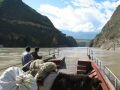 Crossing of the Yangtze River (or Chang Jiang) to join other bank , Tiger Leaping Gorge-Lijiang, الصين, آسيا