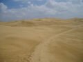 The desert close to Baotou , Baotou, סין, אסיה