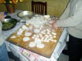 We see the balls well then the flat rounds , Chinese ravioli recipe, סין, אסיה
