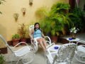 In the patio of the B&B of Luis Grau Monedero , 特里尼达, 古巴, 美洲