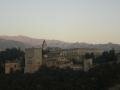 La Alhambra and mountains