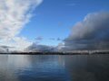 Helsinki from the ferry of Suomenlinna