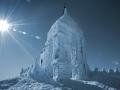 The chapel of the Prophet Elias at the top of the mountain Kaimaktsalan, Καιμακτσαλάν, Grecia, Europa