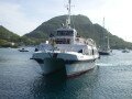 The speed boat, Les Saintes - Islands of the Saints, Guadeloupe, America