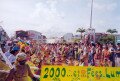 Carnival on place de la Victoire, Pointe a Pitre, Guadeloupe, America