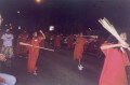 Carnival in streets of Pointe à Pitre the night, Pointe a Pitre, Guadeloupe, America