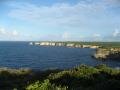 vue à l'entrée de la porte d'Enfer, Pointe de la Grande Vigie, Guadeloupe, Amérique