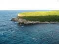 Vue à l'entrée de la porte d'Enfer, Pointe de la Grande Vigie, Guadeloupe, Amérique