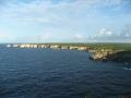 Vue à l'entrée de la porte d'Enfer, Pointe de la Grande Vigie, Guadeloupe, Amérique