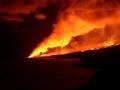 Run of lava in April 2007, Piton de la Fournaise, Reunião, África