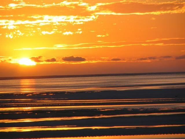 Photo 8249: Coucher de soleil sur la mer