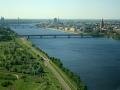 View of Riga on the mouth of the Daugava river