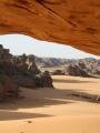 Acacus mountains in western Libya