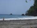 The beach of Anse Céron, Le Prêcheur, Martynika, Ameryka