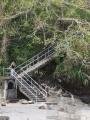 End of 138 steps to reach to Anse Noire, Les Anses-d'Arlet, Martynika, Ameryka