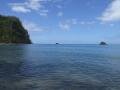 On the right : Perle island, Le Prêcheur, Martynika, Ameryka