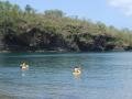 Canoe in Anse Noire, Les Anses-d'Arlet, Martynika, Ameryka