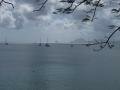 View on boats from Sainte-Anne, Sainte-Anne, Martynika, Ameryka