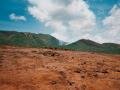 Paysage (terre rouge) de Nouvelle Calédonie, vue du Parc de la Rivière Bleue