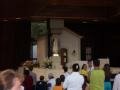 Our Lady of Fatima in the sanctuary