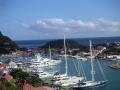 Le port de Gustavia, Gustavia, Saint Barthélemy, Amérique