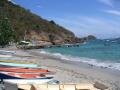 Plage de Corossol, Corossol, Saint Barthélemy, Amérique