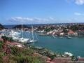 Le port de Gustavia, Gustavia, Saint Barthélemy, Amérique