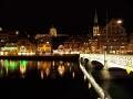 Limmat River and Fraumunster church
