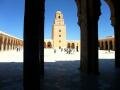 The minaret of Mosque of Uqba